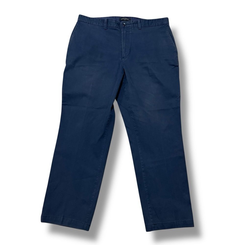 Banana Republic Aiden Slim Fit Chino Pants Men’s Navy Blue Size 38x32